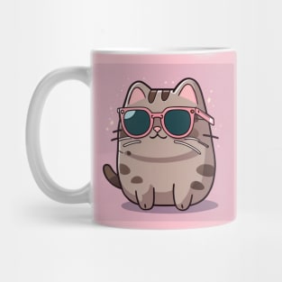 Cute pusheen chilling Mug